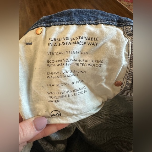 AG jeans Angeline 360 MID-RISE FLARE 360°STRETCH DENIM VBS1D76LABU LAKE BLUE 32R - Picture 3 of 10